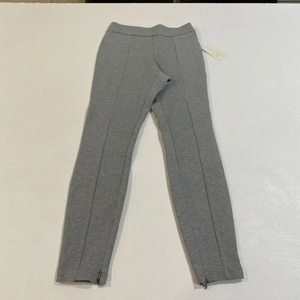 A New Day Gray Ponte Leggings Pants Size Small NWT Stretch Workwear